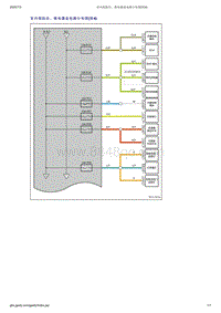 吉利帝豪EV350-EV450-EV500-室内保险丝 继电器盒电源分布图 续4 