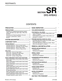 英菲尼迪Q60维修手册-SR-SRS 安全气囊