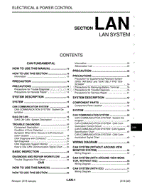 英菲尼迪Q60维修手册-LAN-LAN 系统