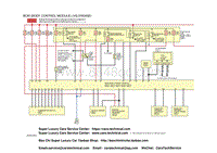 英菲尼迪Q50电路图-M 电气 电源控制-03-BCM BODY CONTROL MODULE VQ ENGINE 