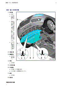 奥迪Q5维修手册-1 装配一览 - 隔音垫