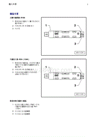 奥迪Q5维修手册-3 插头布置