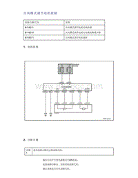 帝豪EV350 EV450 EV500-出风模式调节电机故障