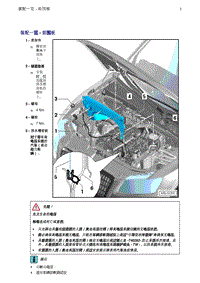 奥迪Q5维修手册-1 装配一览 - 前围板