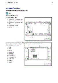 奥迪Q5维修手册-6 显示屏插头布置（CAN）