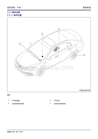 吉利帝豪EV450 EV350-6.5.4 部件位置