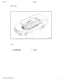 帝豪EV350 EV450 EV500-动力电池部件位置