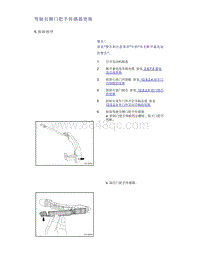 帝豪EV350 EV450 EV500-驾驶员侧门把手传感器更换