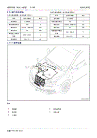 吉利帝豪EV450 EV350-2.5.4 动力电池规格
