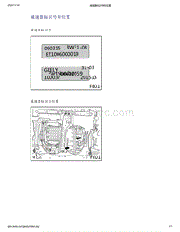 帝豪EV350 EV450 EV500-减速器标识号和位置