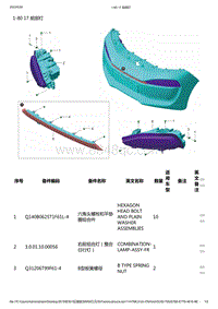 零跑S01新能源-零部件信息