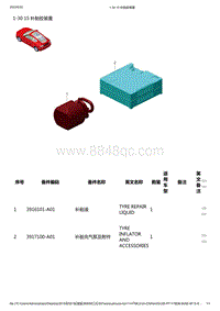 零跑S01新能源-零部件信息