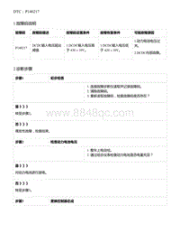 零跑S01新能源-DTC P140217