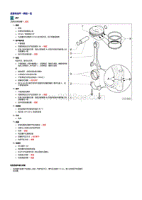 一汽奥迪A6L 2.8升BDX发动机-分解和组装活塞和连杆