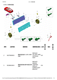 零跑S01新能源-工位工时信息-1-80 12 多媒体装置