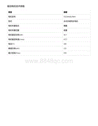 零跑S01新能源-车辆技术参数-驱动电机技术参数