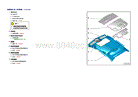 一汽奥迪A6LC7维修手册-车顶饰板