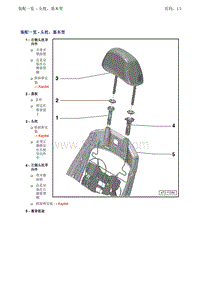 一汽奥迪A6LC7-装配一览 - 头枕