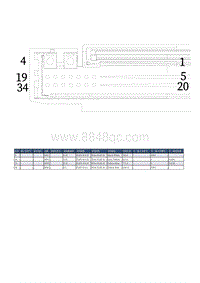 2020-2022年名爵MG5-FA299 空调控制模块-J1 