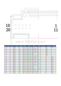 2020-2022年名爵MG5-FA005 空调控制模块-J1 