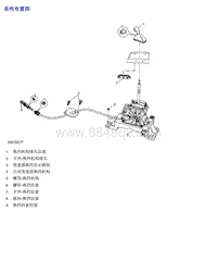 2018名爵HS-2.01 换档操纵控制系统