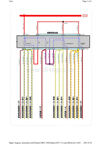 2021上汽名爵全新MG5-P05-前舱电源分配（5）