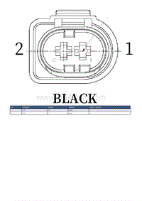 2020-2021年上汽名爵领航连接器-EL008 电子水泵 