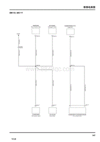 2017上汽名爵锐腾GS-分支点电路图-EMS104 GBS119