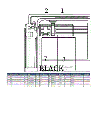 2020年上汽名爵领航PHEV连接器--RRD023 右后车窗升降电机 