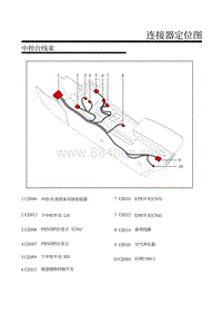 2018-2019年上汽名爵HS-31-中控台线束