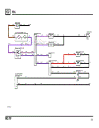2003年南汽名爵MGTF电路图-132 喇叭