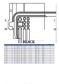 2020年上汽名爵eHS-ED016 电驱动变速器-前舱线束对接连接器-1 