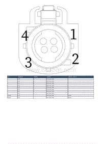 2020-2021年上汽名爵领航连接器-FA146 显示屏低压差分信号 