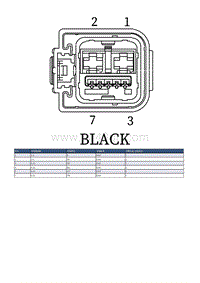 2020-2021年上汽名爵领航连接器-RLD002 左后车窗升降电机 