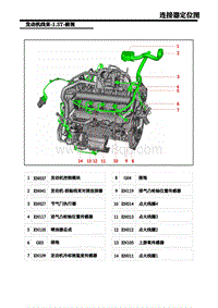 2018-2019年上汽名爵HS-15-发动机1.5T-俯视