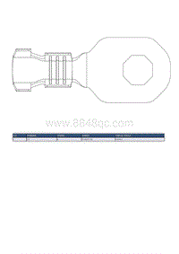 2020-2021年上汽名爵领航连接器-FA044 接地 