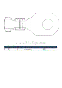 2020-2021年上汽名爵领航连接器-EB003 接地 