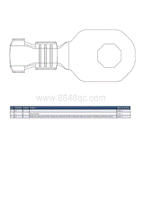 2020-2021年上汽名爵领航连接器-FA067 接地 