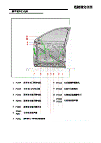 2020年上汽名爵领航PHEV-23-副驾驶员侧门线束