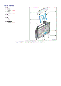 奥迪A8D4维修手册-车门安装部件