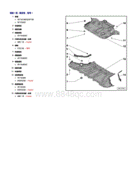 奥迪A8D4维修手册-隔音垫