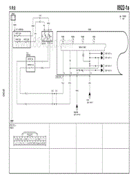 2010年一汽马自达8电路图-0922-1 仪表盘