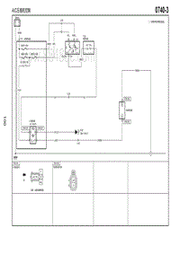 2010年一汽马自达8电路图-0740-3 AC压缩机控制