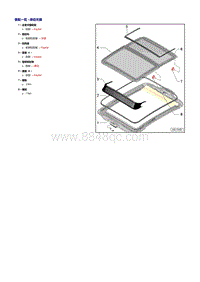 奥迪Q3维修手册-滑动天窗