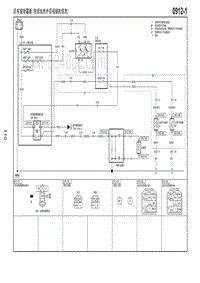 2010年一汽马自达8电路图-0912-1 后车窗除霜器