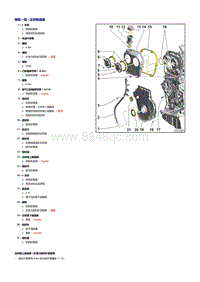 奥迪Q3 2.0升DPLA发动机-正时链盖板