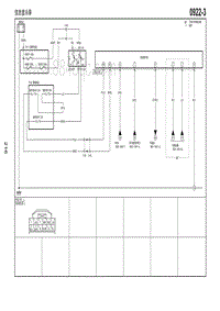 2010年一汽马自达8电路图-0922-3 信息显示屏