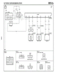 2010年一汽马自达8电路图-0810 安全气囊系统