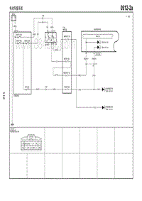 2010年一汽马自达8电路图-0912-2 电动车窗系统