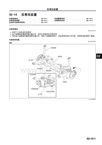 2009年马自达CX-7技术指导-02-14 后悬挂装置